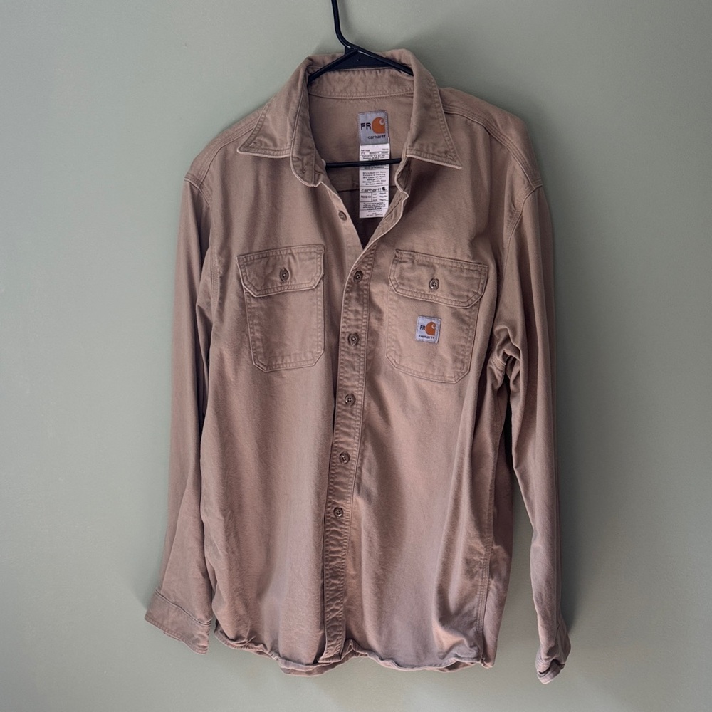 Carhartt Brown Long Sleeve Shirt